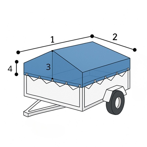 schema bâche remorque flèche
